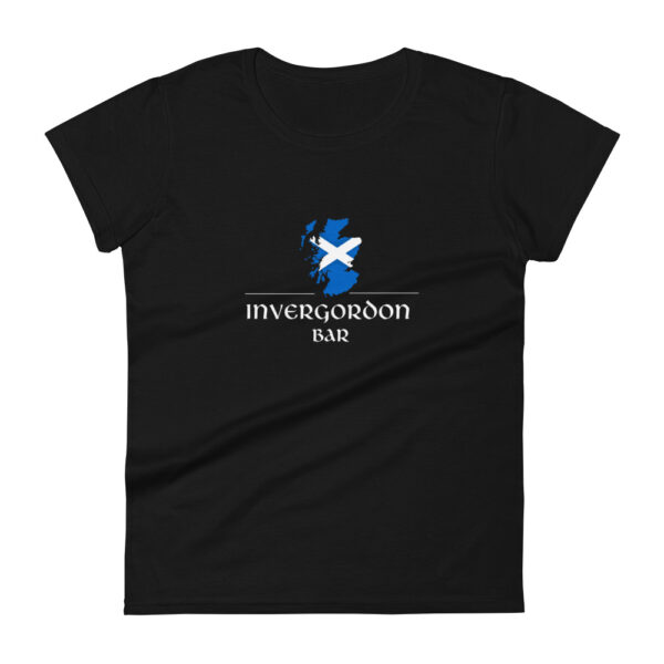 Women's - Invergordon Bar - Scotland Flag T-Shirt