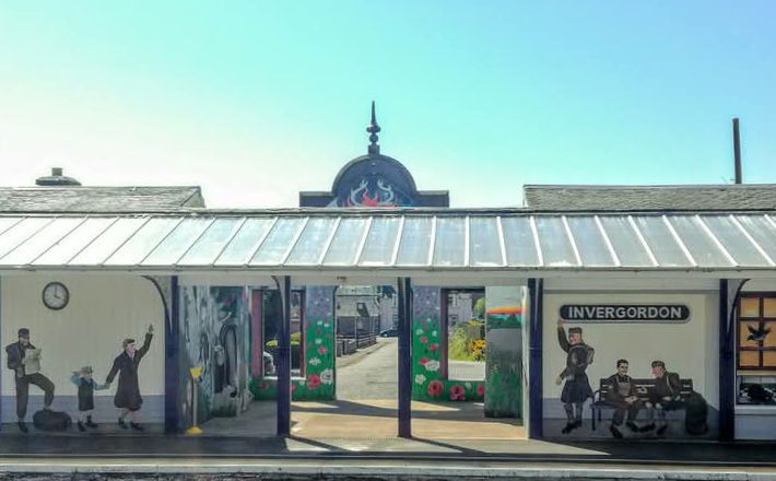 Invergordon Train Station, Scotland
