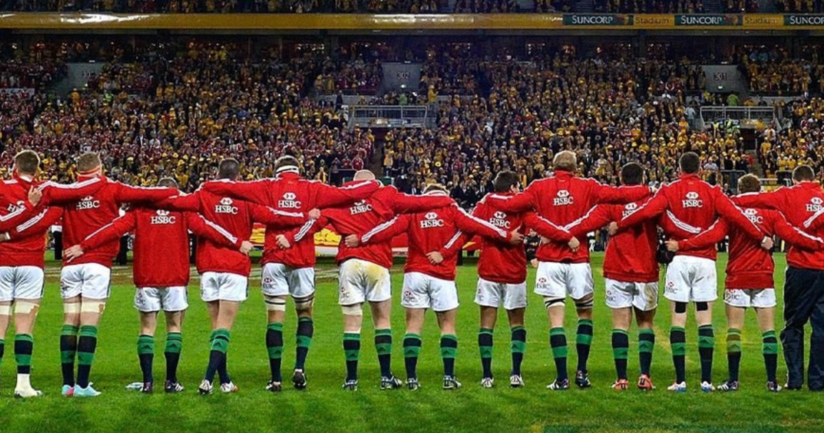 British and Irish Lions rugby tour 2025 promotional image for Melbourne matches at Marvel Stadium and MCG