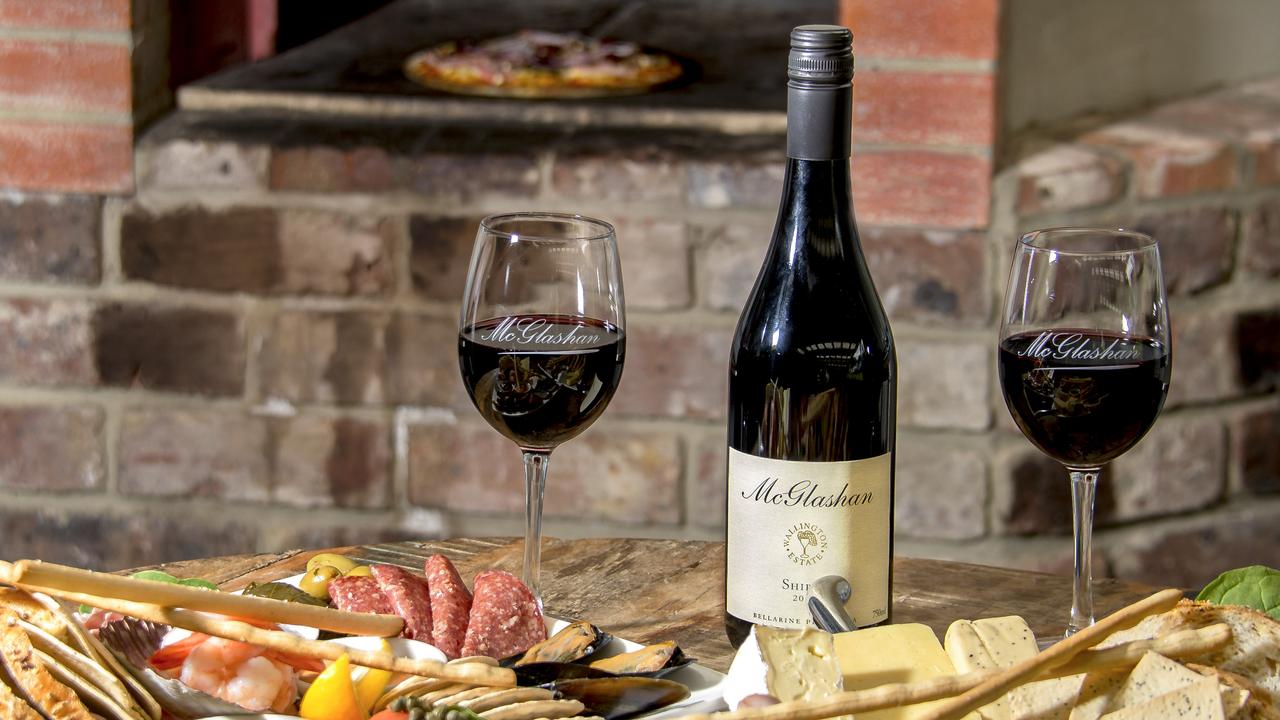 Bottles of McGlashan wine served at Invergordon Bar in Melbourne