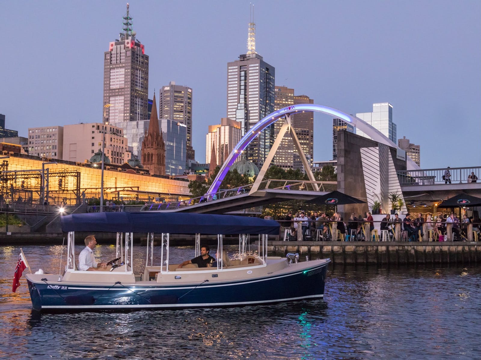 Melbourne Boat Hire - Duffy Electric Boat 1