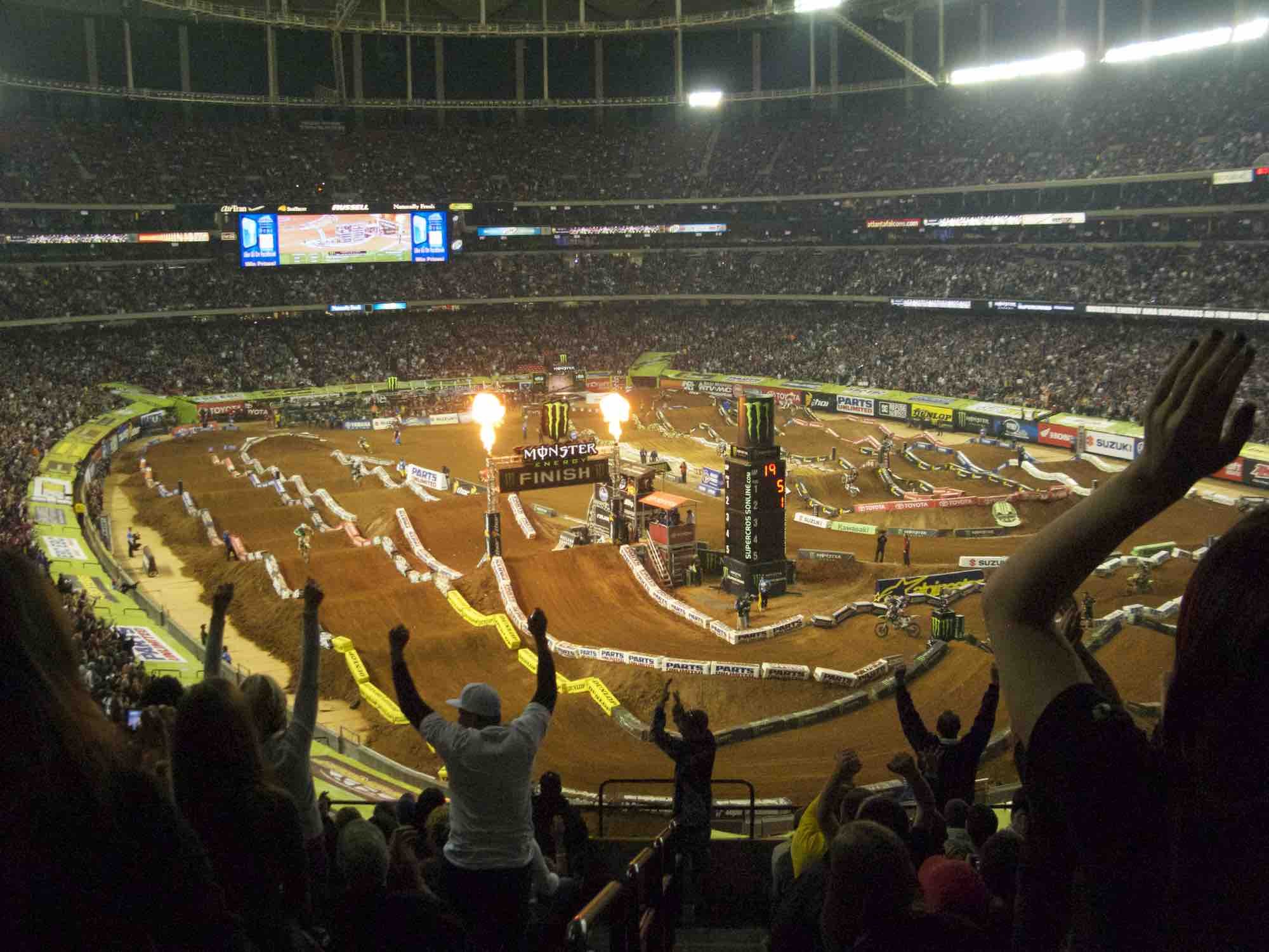 Supercross event at Marvel Stadium