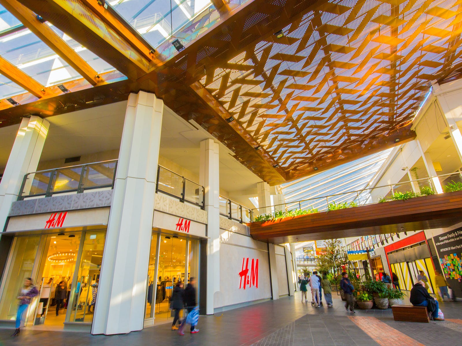 Food precinct at The District Docklands
