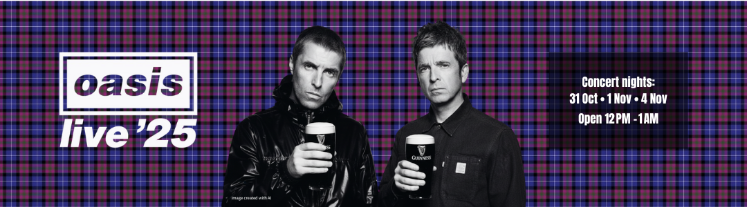 Oasis Week at Invergordon Bar — pre & post-concert pints near Marvel Stadium